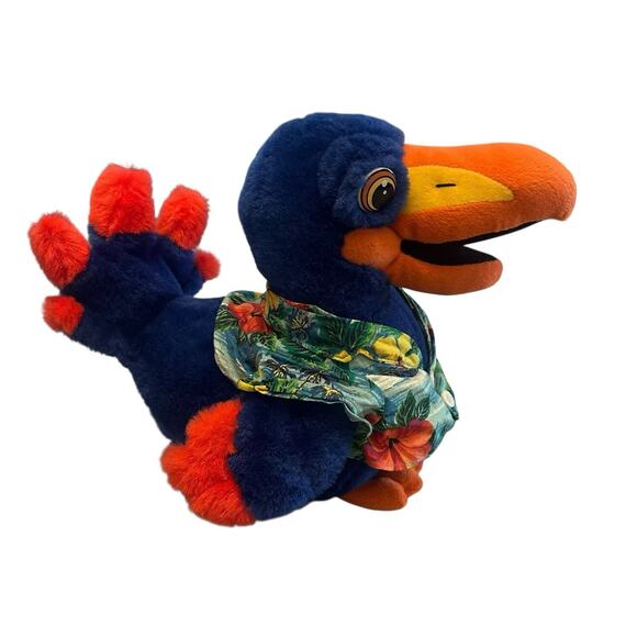 Vtg Rockin' Boogie Birds Blue Stuffed Toucan Plush Sings Dance Animated 2001 - Picture 2 of 10